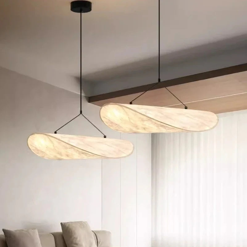 Kamelis | Organic Wood Grain LED Pendant Light