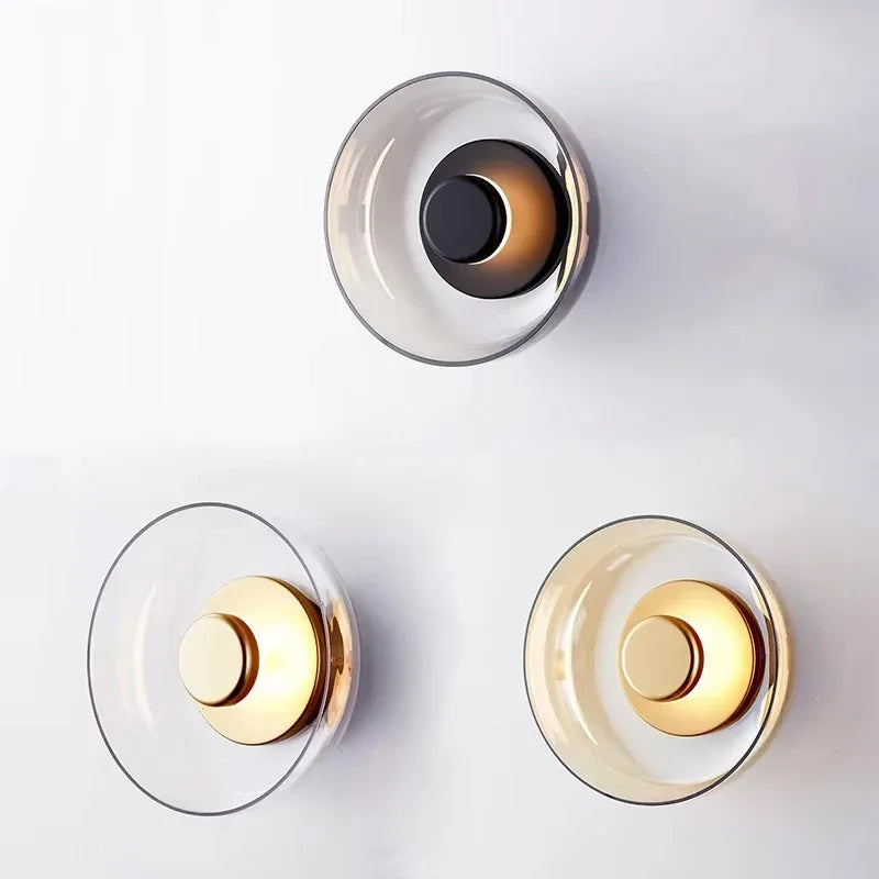 Cydonia | Round Glass Wall Light