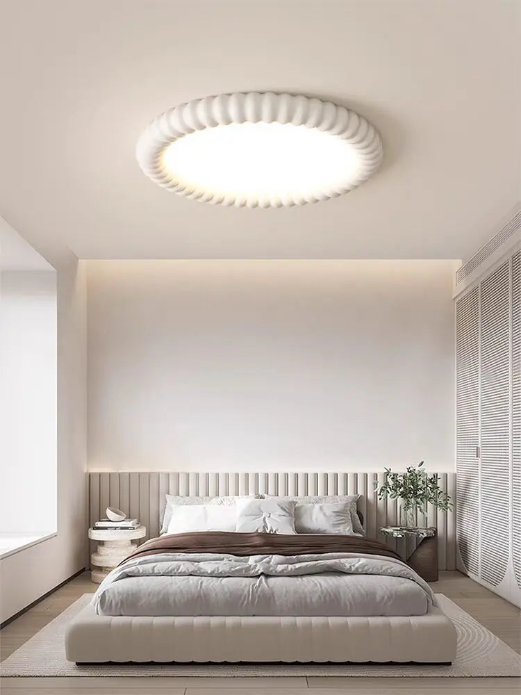 Seraphine | Textured Round Ceiling Light