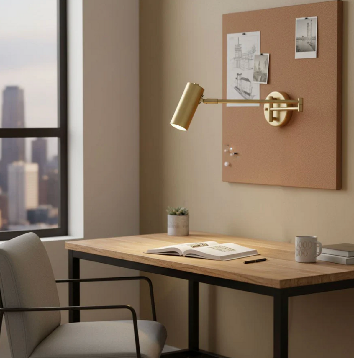 Kieran | Adjustable Swing Arm Wall Light