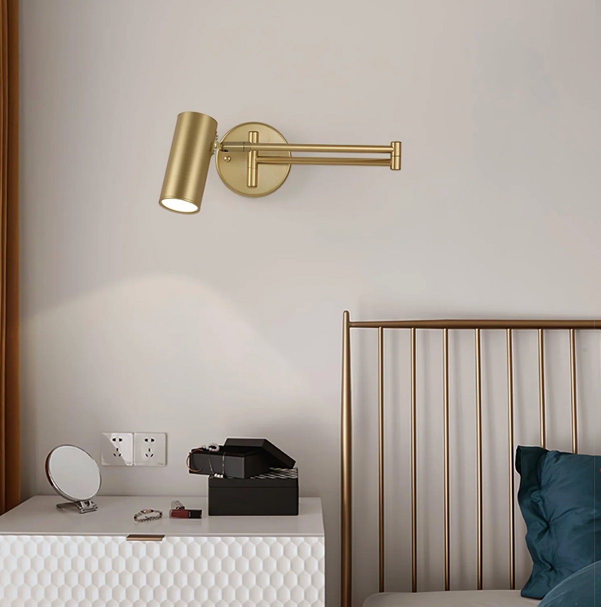 Kieran | Adjustable Swing Arm Wall Light
