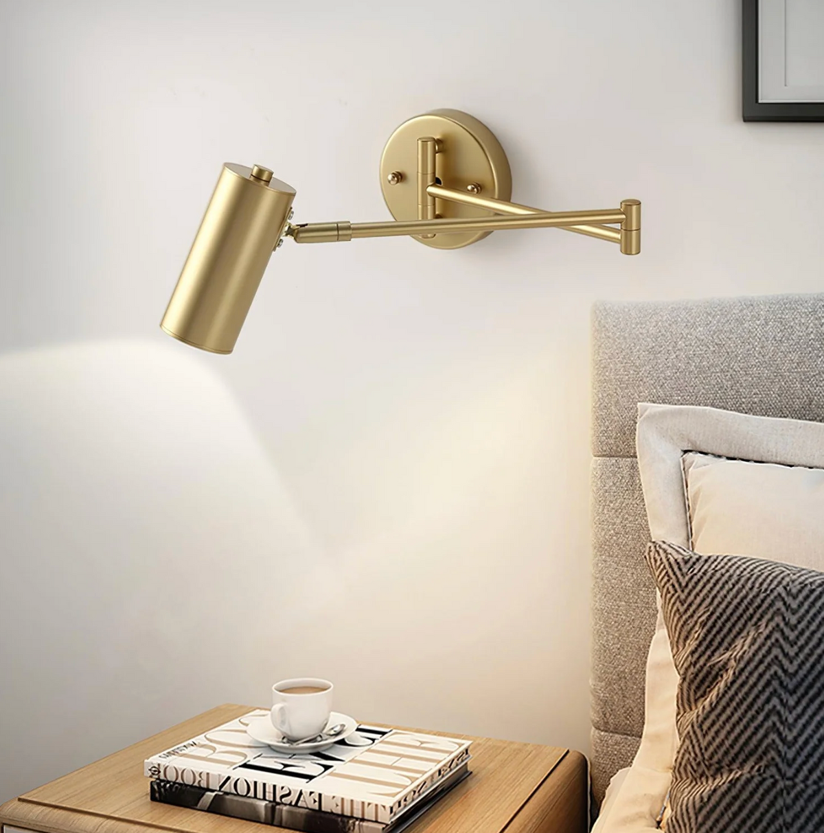 Kieran | Adjustable Swing Arm Wall Light