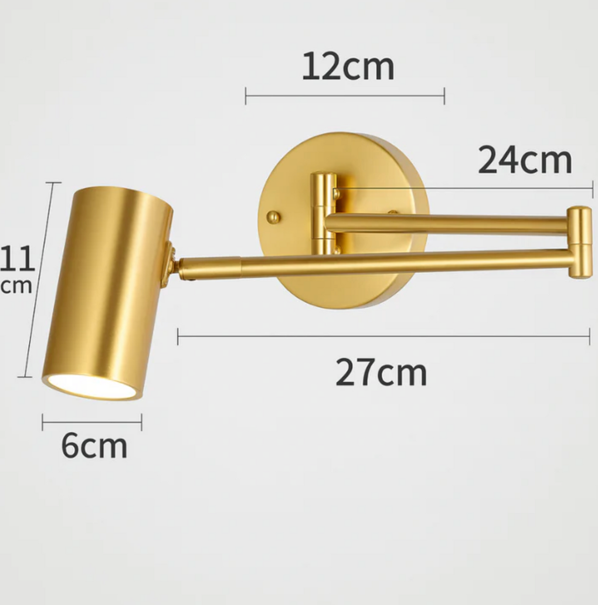 Kieran | Adjustable Swing Arm Wall Light