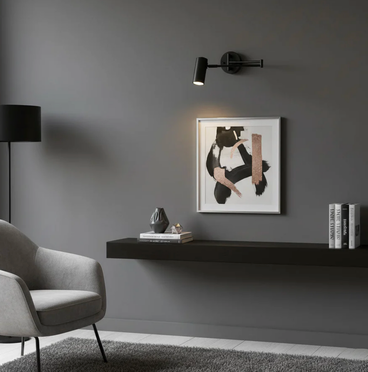 Kieran | Adjustable Swing Arm Wall Light