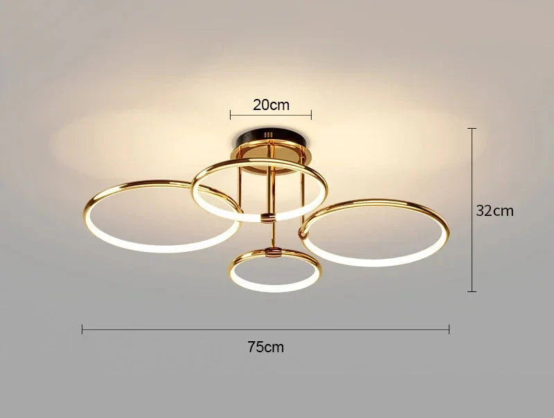 Aveline | Modern LED Ring Ceiling Light