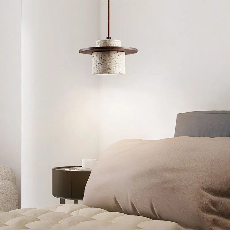 Vespero | Concrete & Wood Pendant Light
