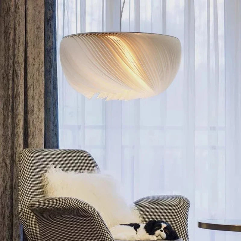 Greer | Sculptural Acrylic Pendant Light