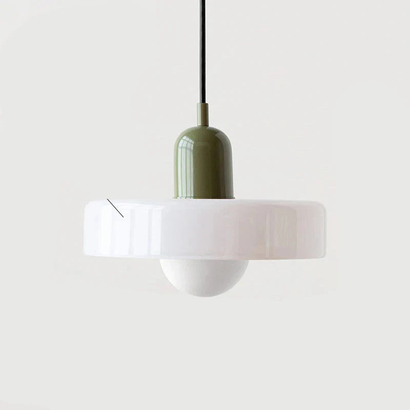 Cirelli | Glass Pendant Light with Ribbed Cap