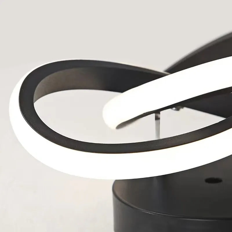 Elloria | LED Ceiling Light with Geometric Curves