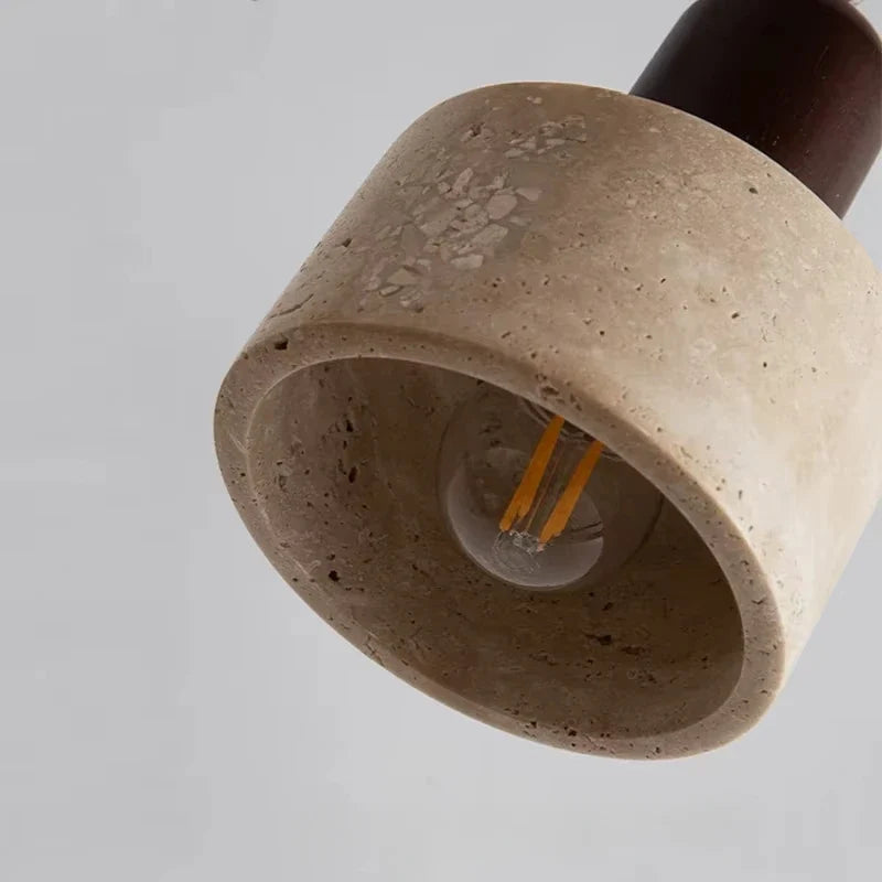 Finch | Concrete and Wood Pendant Light