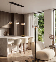 Halcyon | Chrome LED Pendant & Floor Lamp Set
