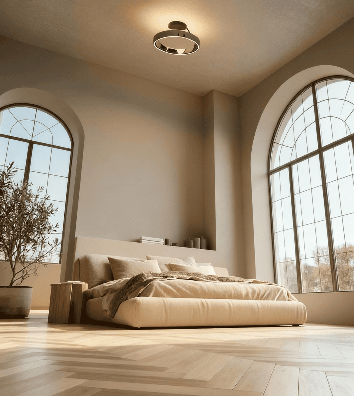Tydric | LED Ceiling Light with Integrated Dimmer