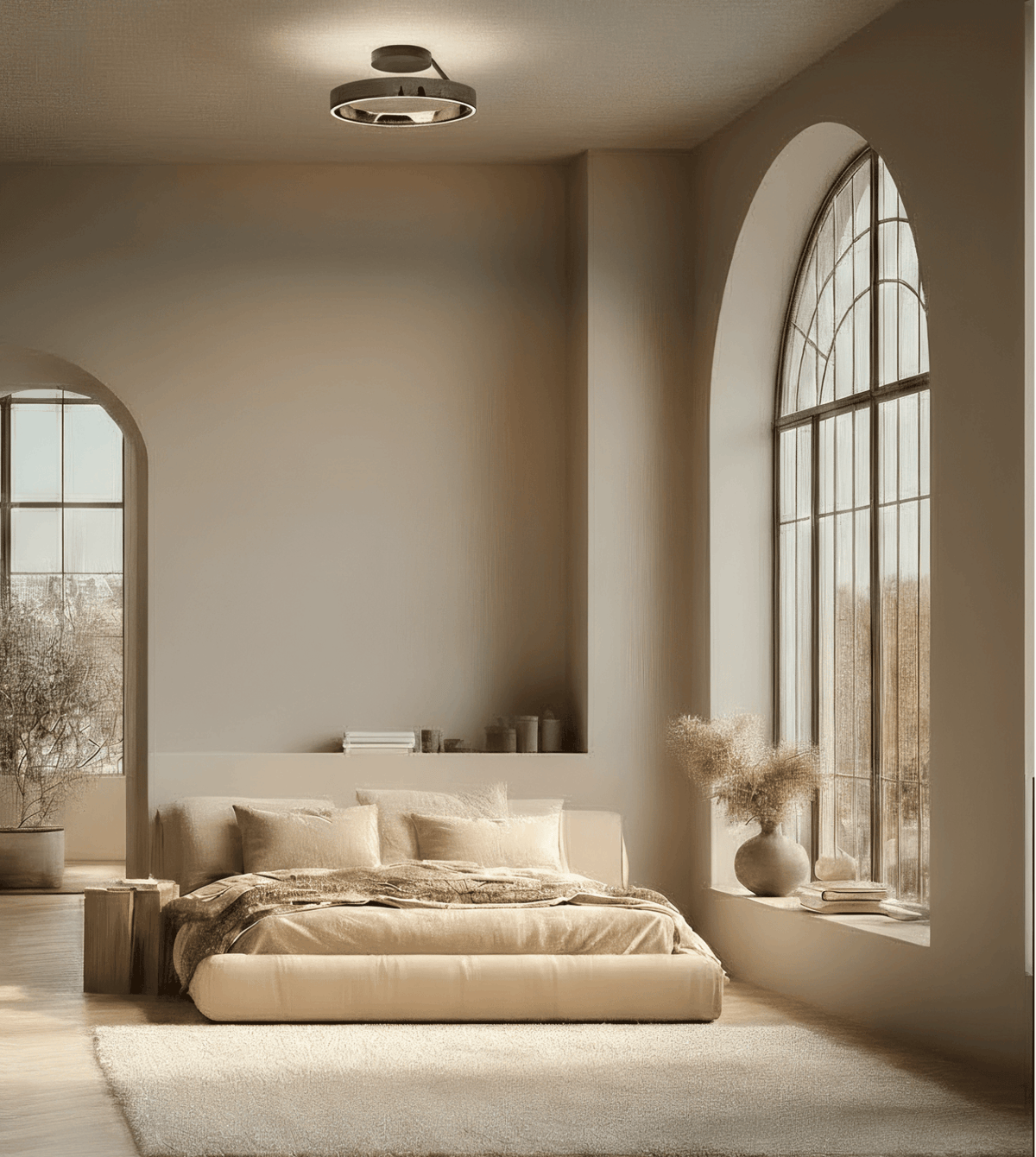 Tydric | LED Ceiling Light with Integrated Dimmer