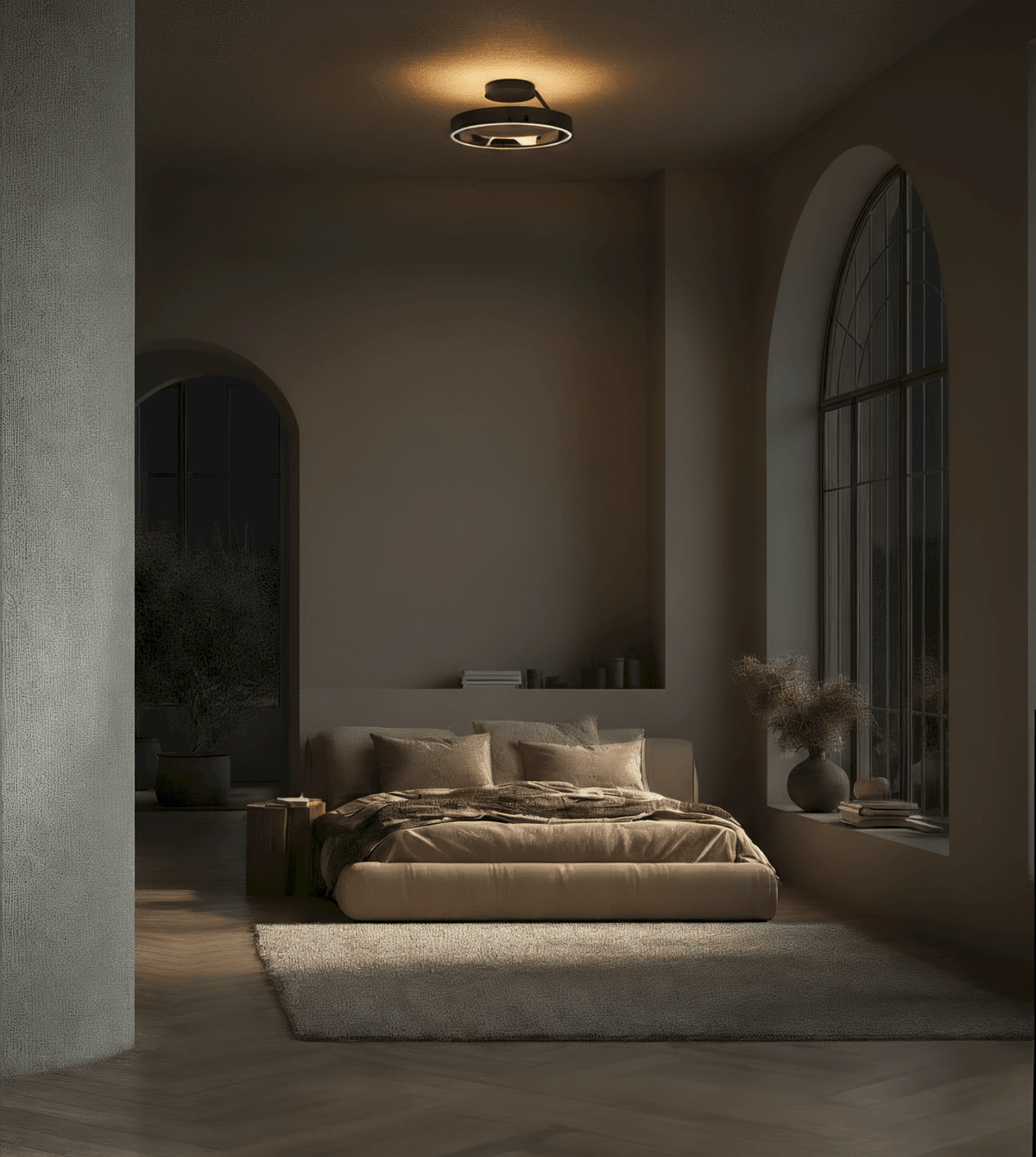 Tydric | LED Ceiling Light with Integrated Dimmer