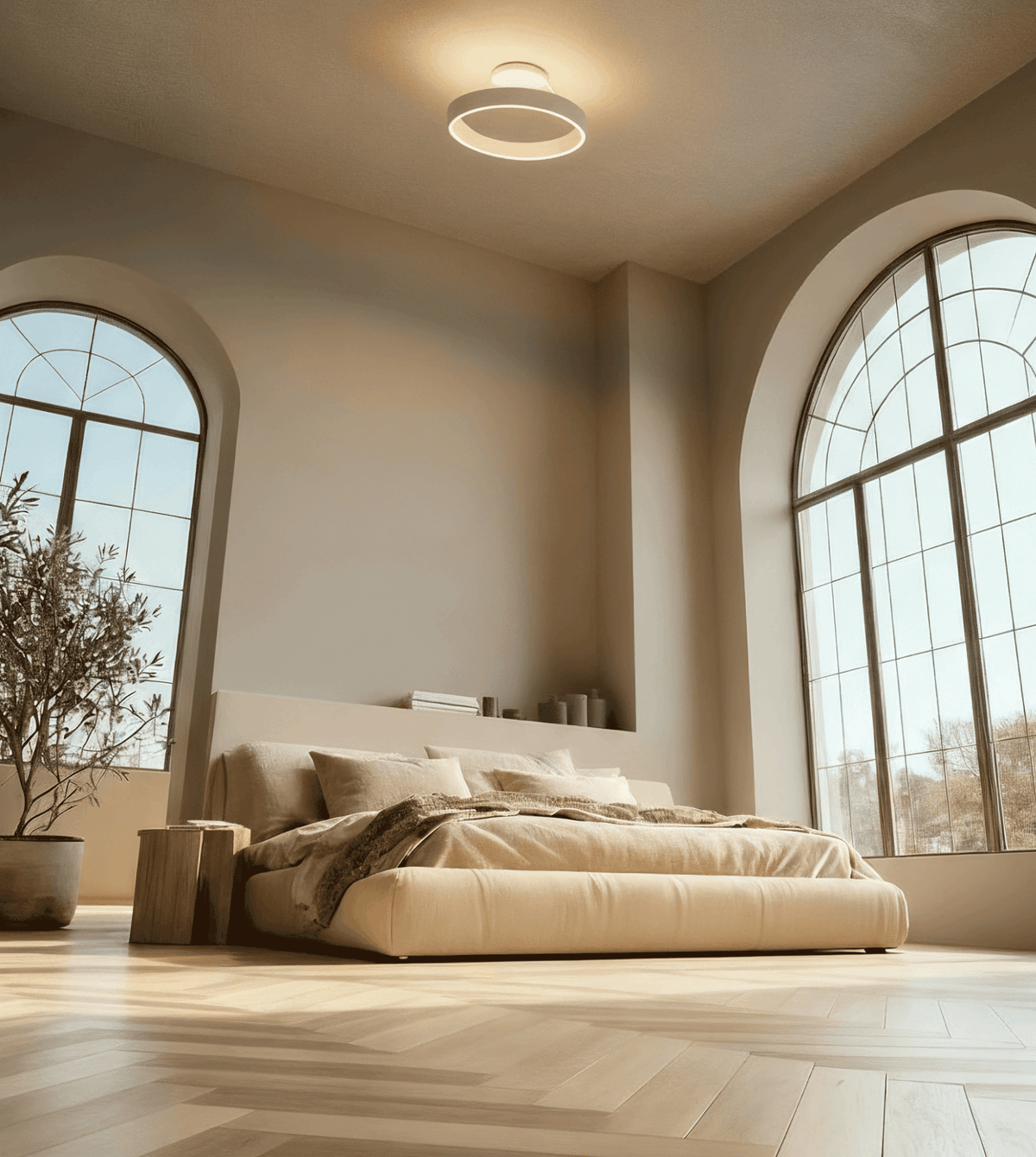 Tydric | LED Ceiling Light with Integrated Dimmer