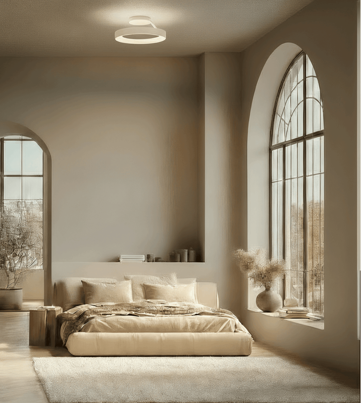 Tydric | LED Ceiling Light with Integrated Dimmer