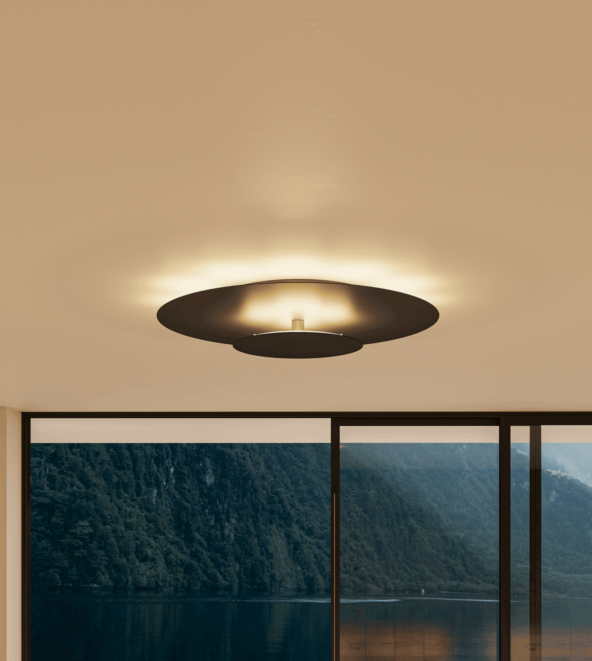 Ondora | Modern LED Ceiling Light with Indirect Ambient Glow