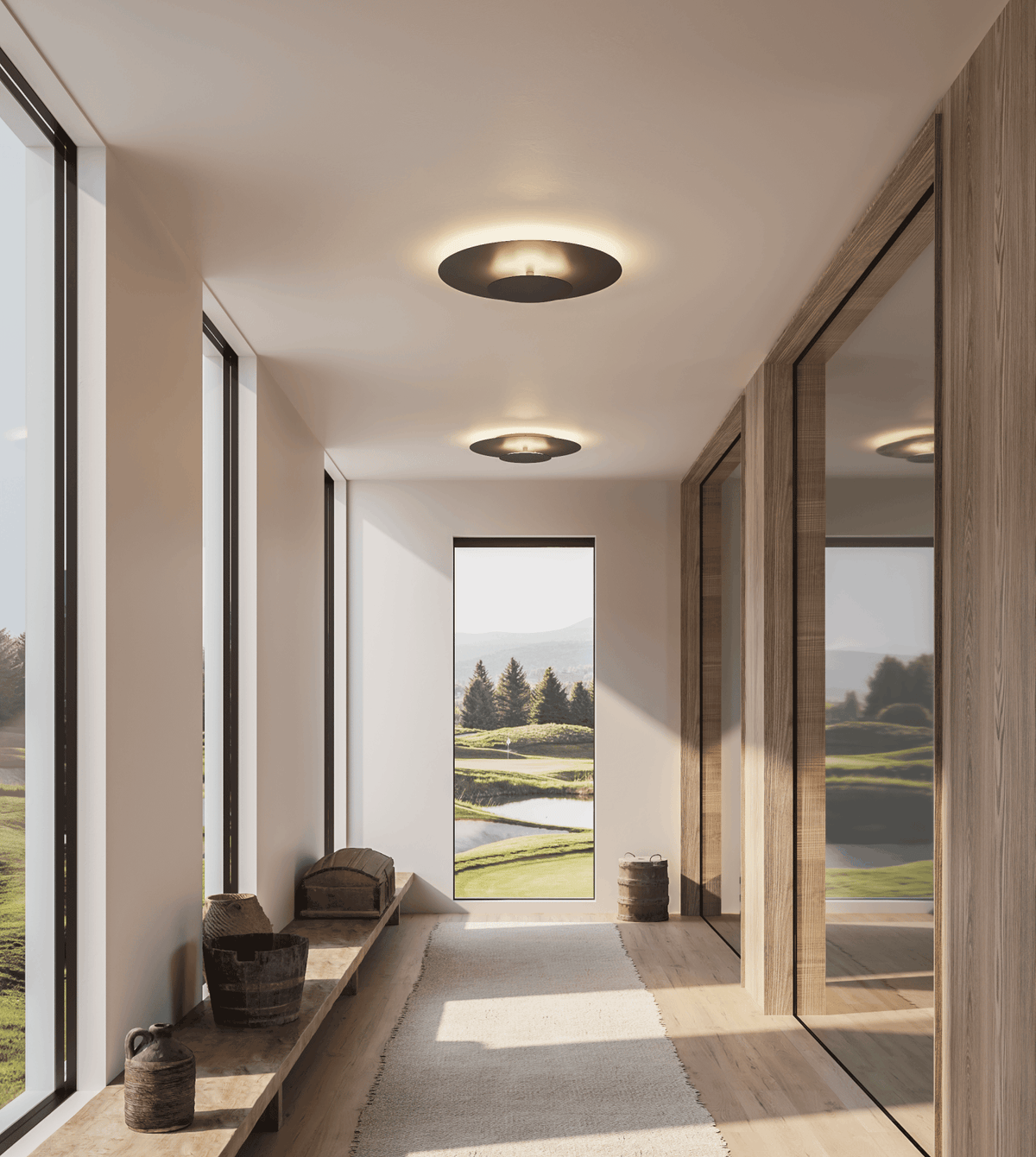 Ondora | Modern LED Ceiling Light with Indirect Ambient Glow