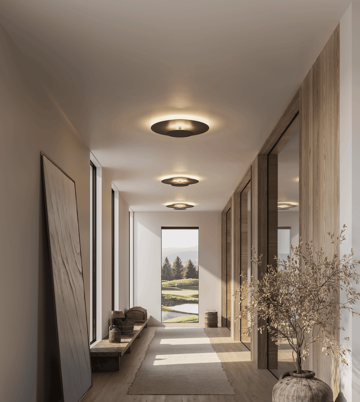 Ondora | Modern LED Ceiling Light with Indirect Ambient Glow