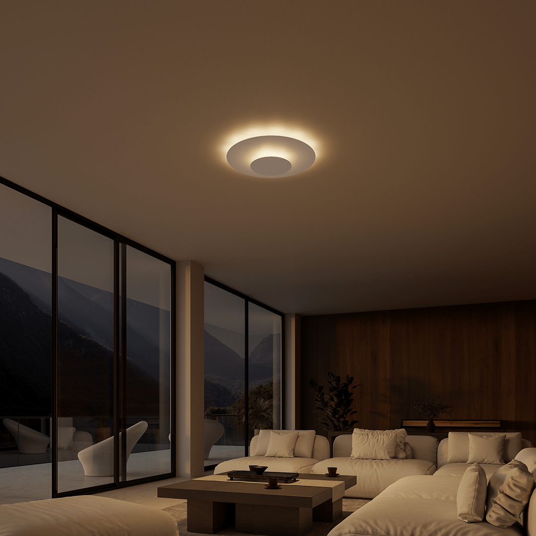 Ondora | Modern LED Ceiling Light with Indirect Ambient Glow