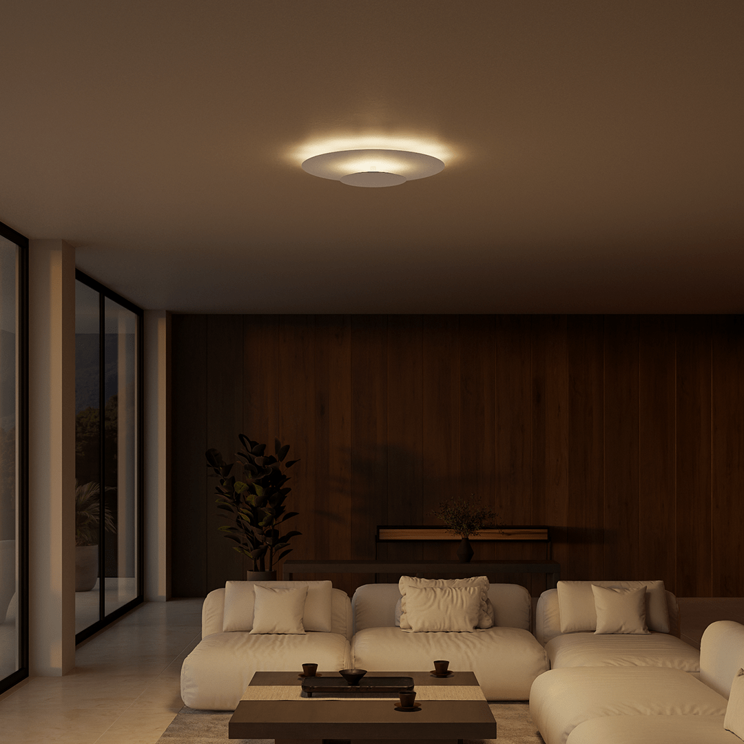 Ondora | Modern LED Ceiling Light with Indirect Ambient Glow