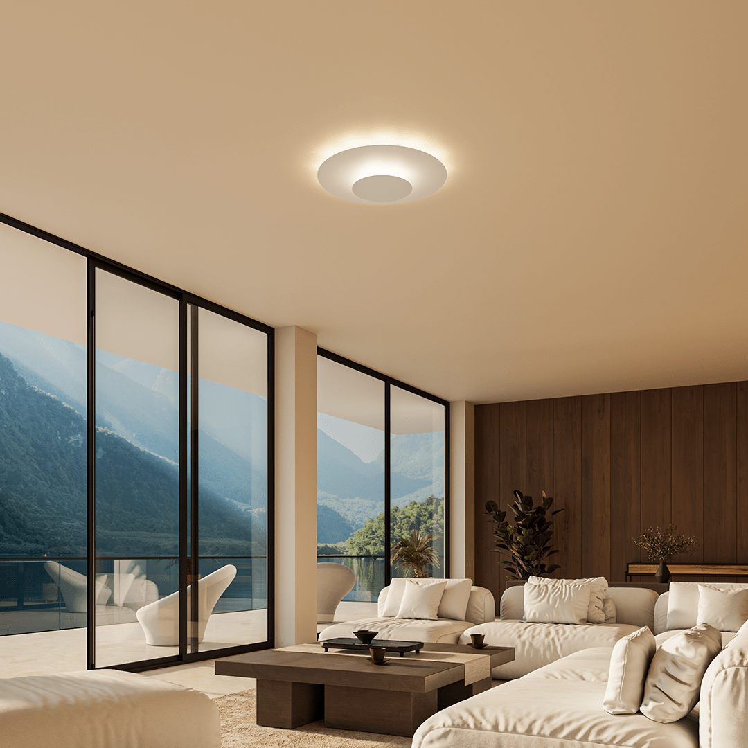 Ondora | Modern LED Ceiling Light with Indirect Ambient Glow