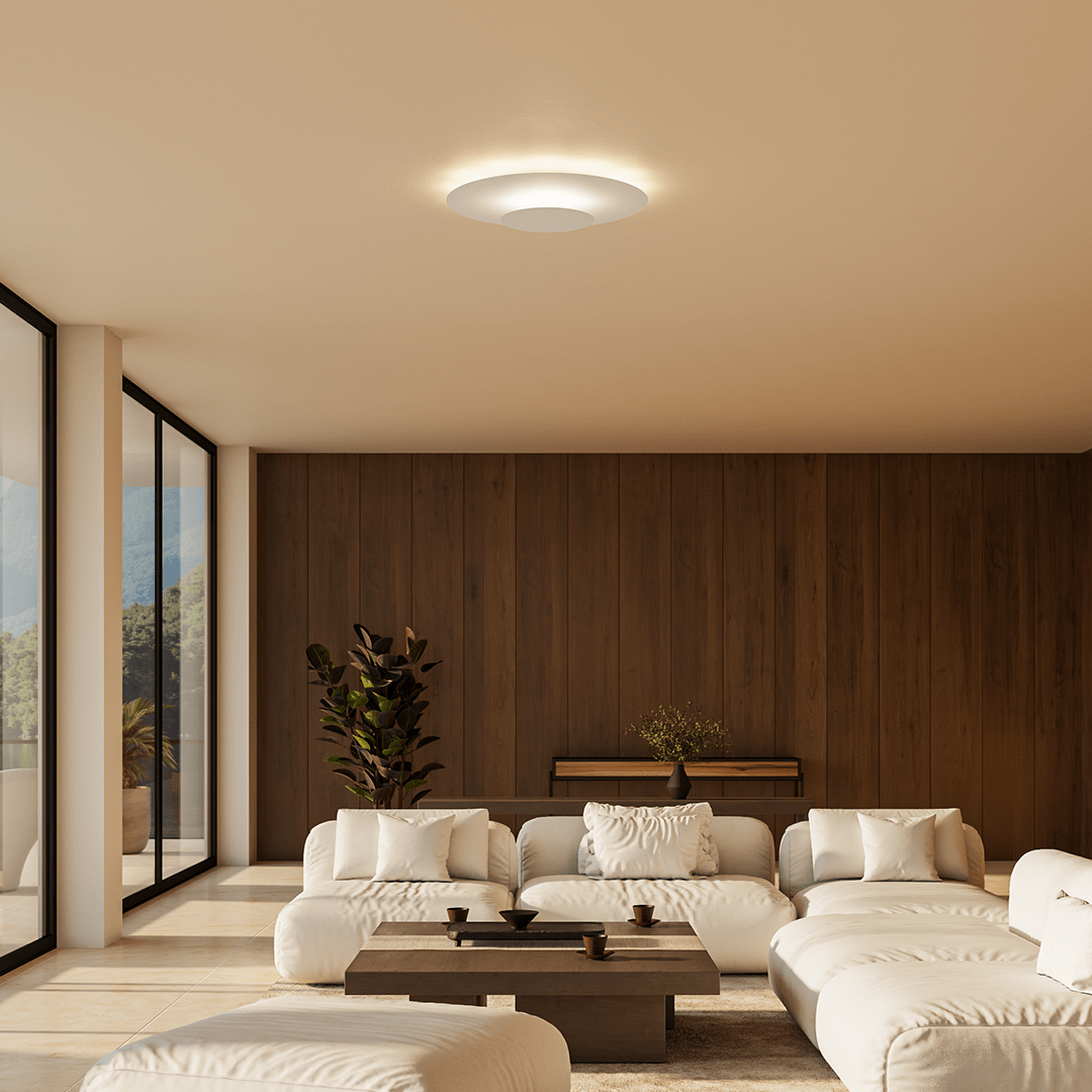 Ondora | Modern LED Ceiling Light with Indirect Ambient Glow