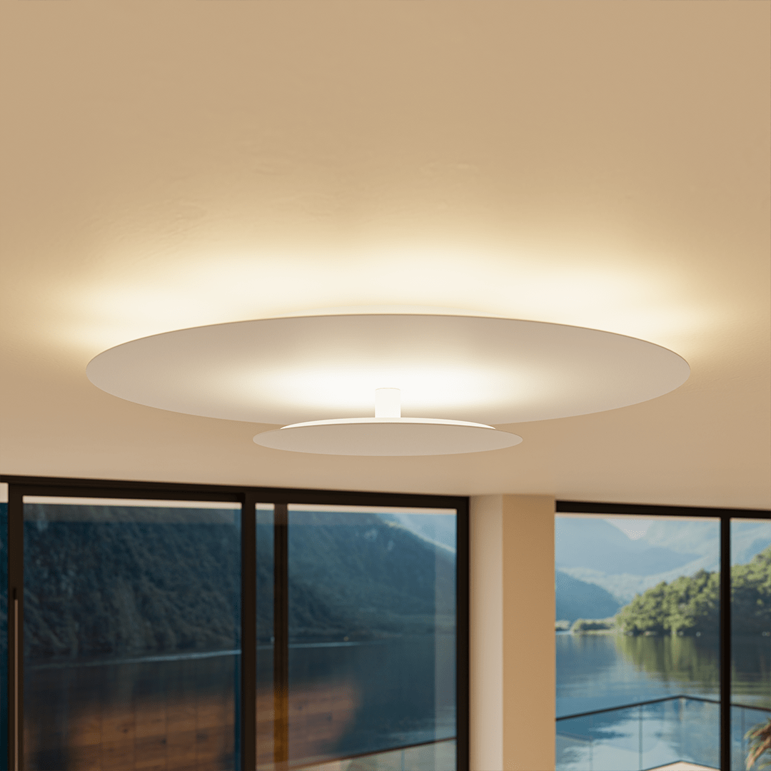 Ondora | Modern LED Ceiling Light with Indirect Ambient Glow