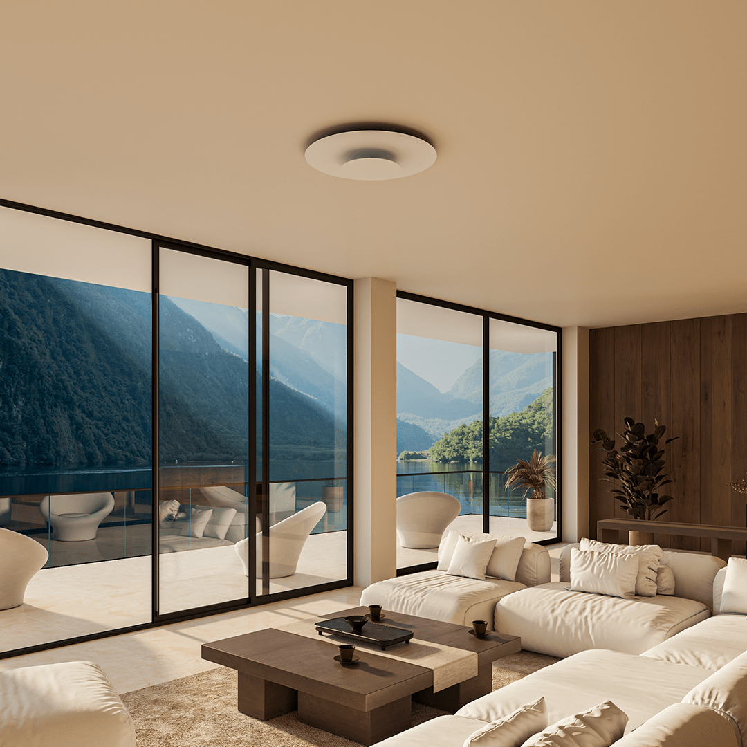 Ondora | Modern LED Ceiling Light with Indirect Ambient Glow