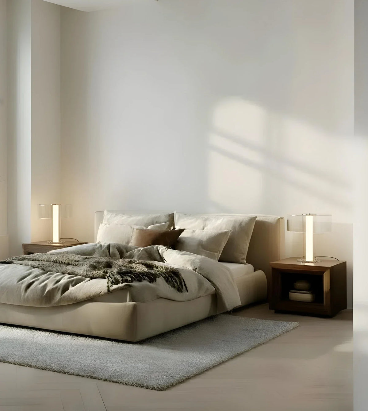Cedar | Glass Table Lamp with Dimmable LED