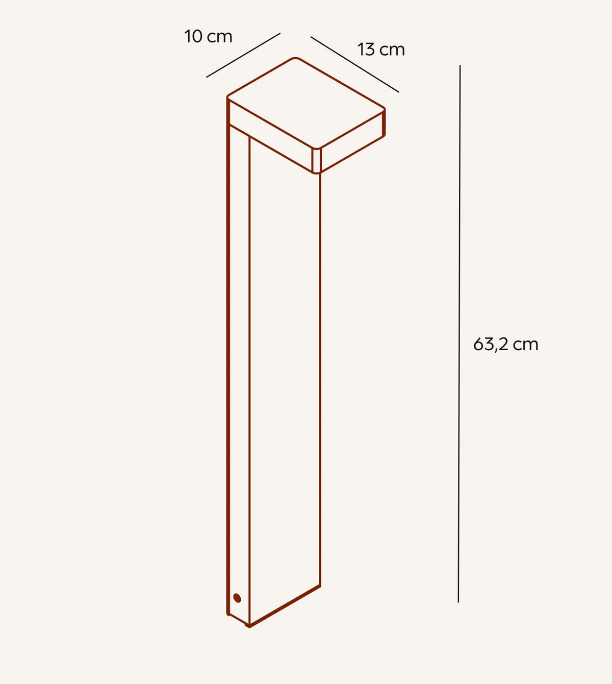 Dune | LED Outdoor Bollard Path Light