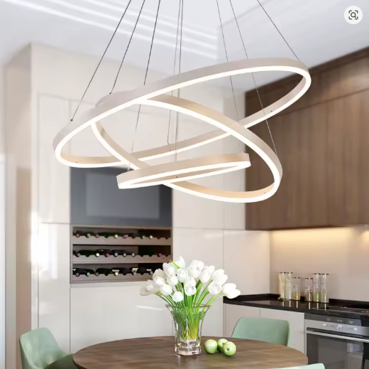 Linden | LED Spiral Ring Pendant Light