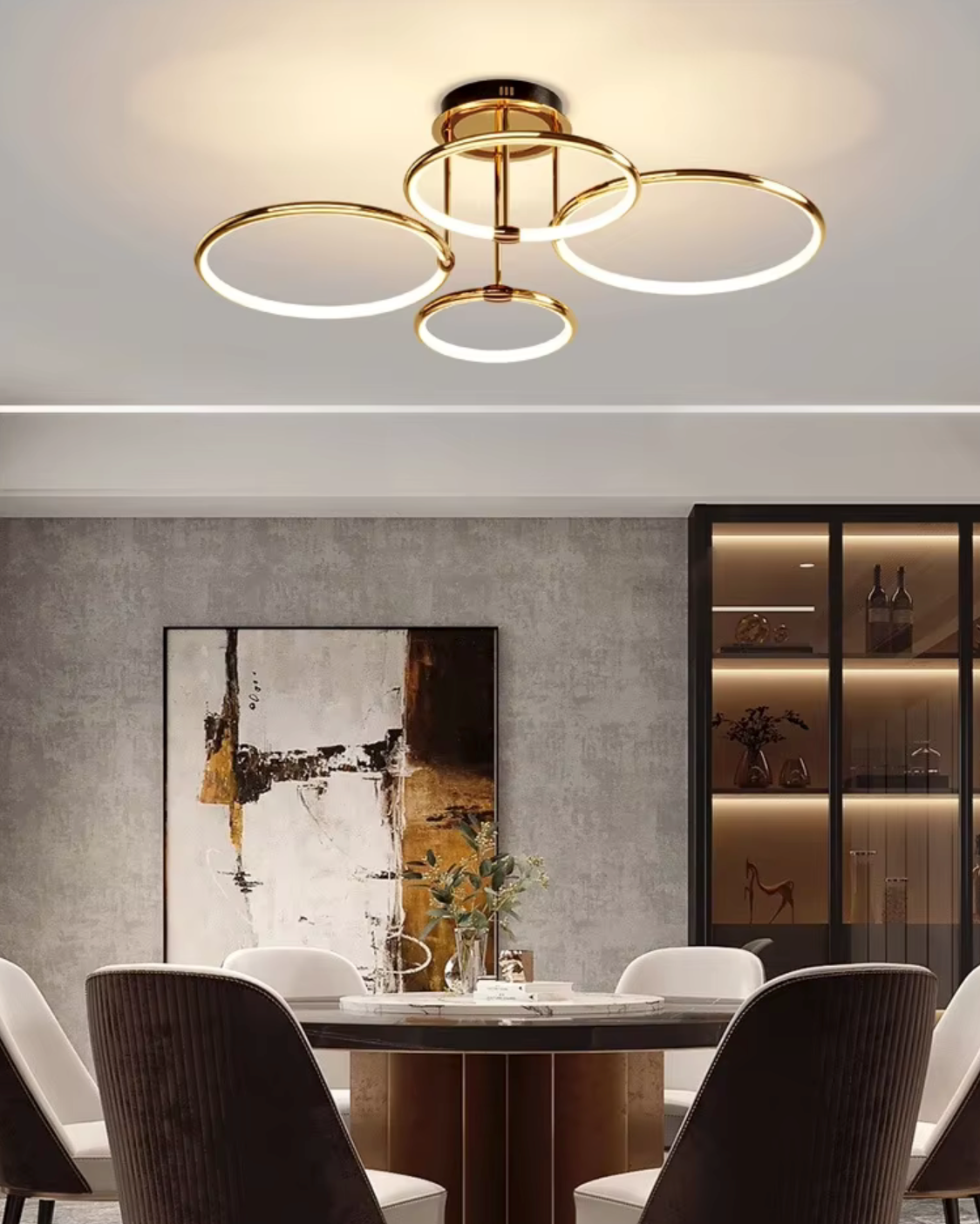 Aveline | Modern LED Ring Ceiling Light