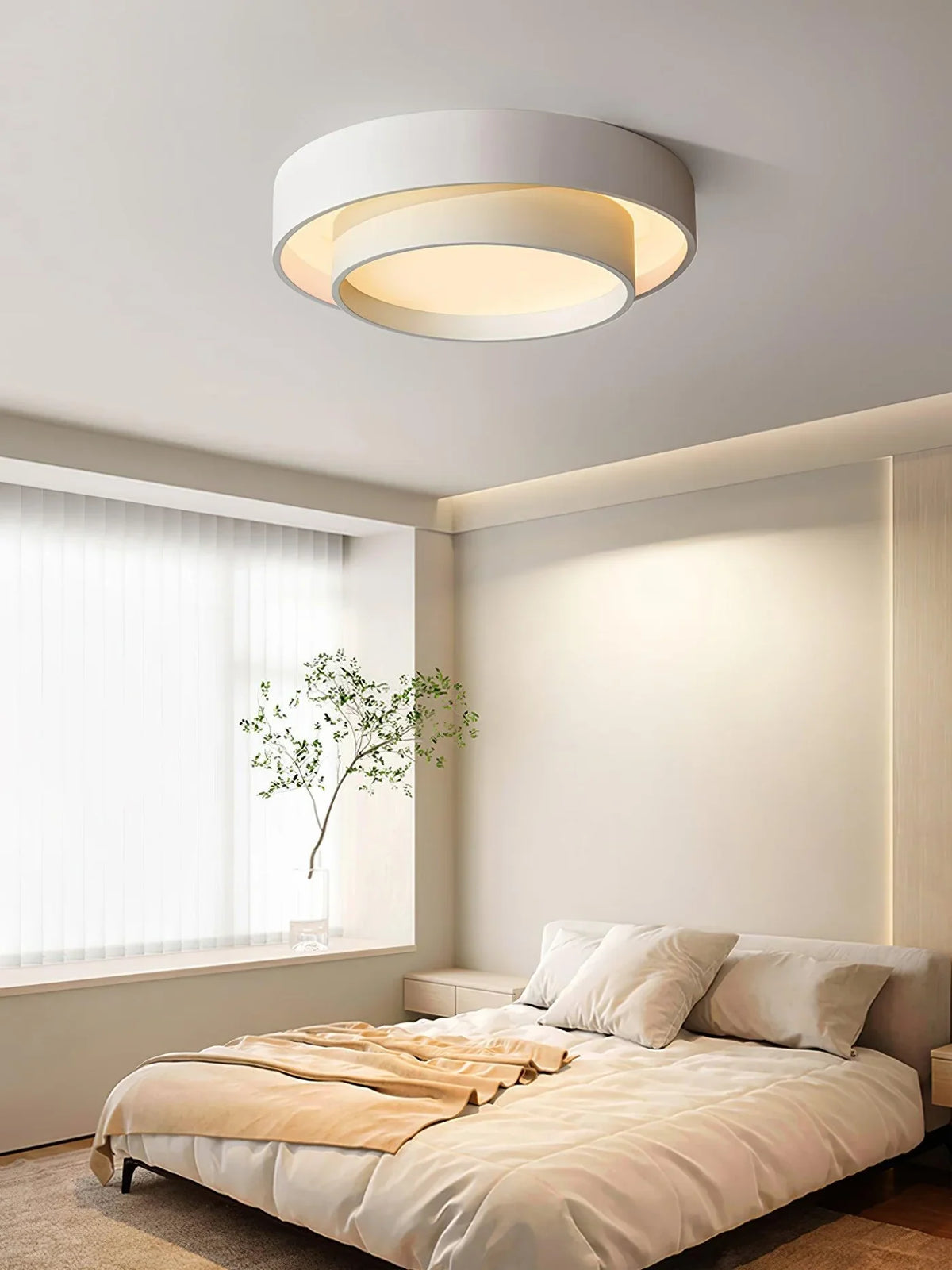 Radieux | Round LED Ceiling Light with Layered Frame