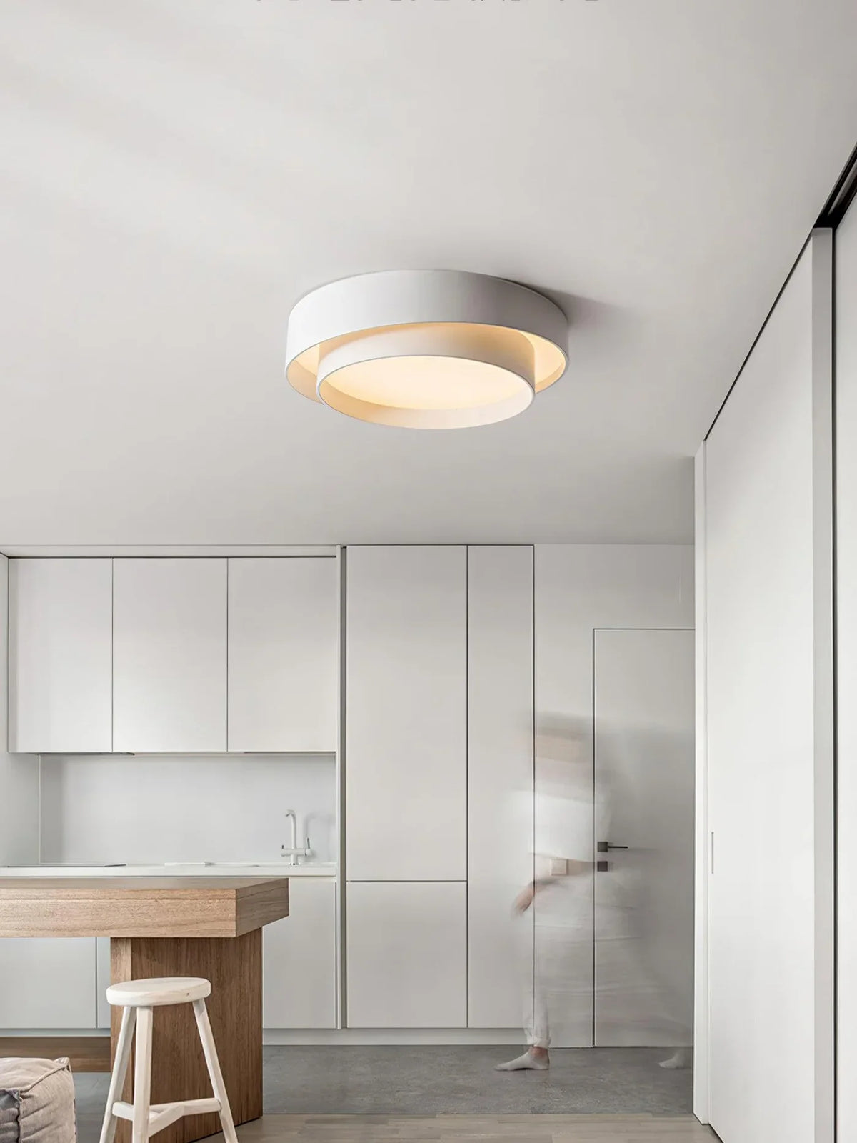 Radieux | Round LED Ceiling Light with Layered Frame