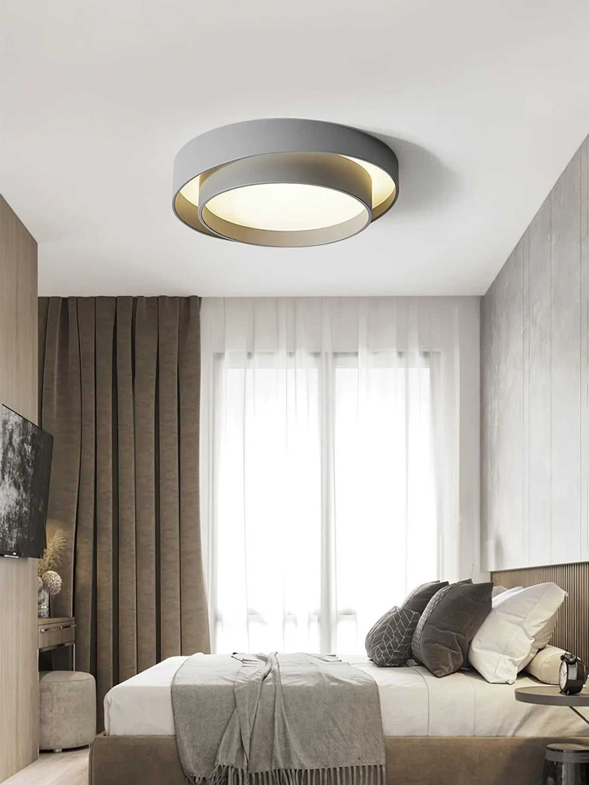 Radieux | Round LED Ceiling Light with Layered Frame