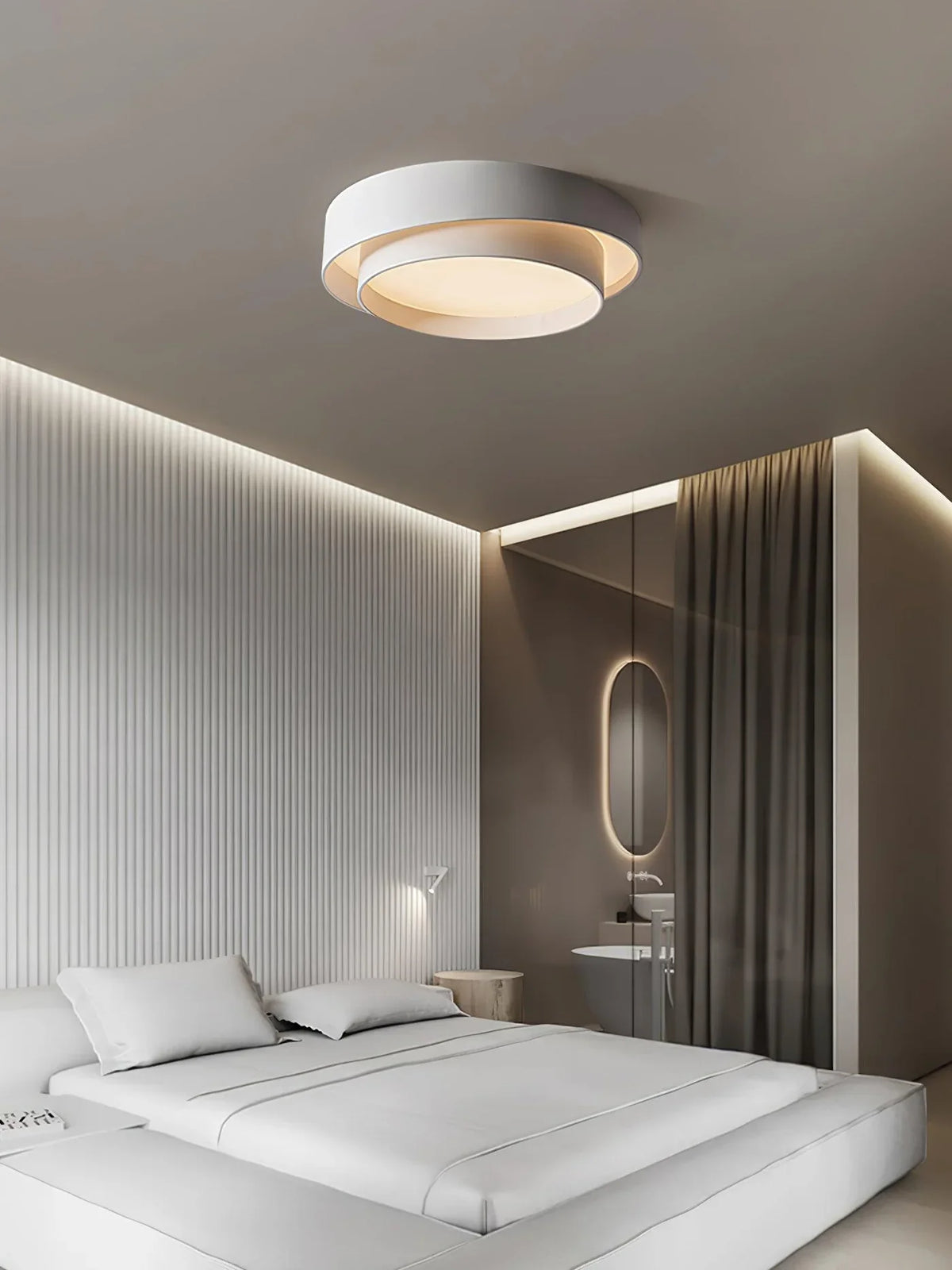 Radieux | Round LED Ceiling Light with Layered Frame