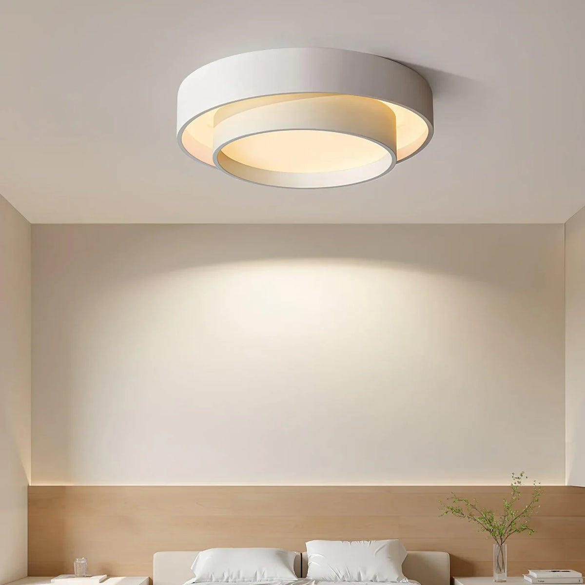 Radieux | Round LED Ceiling Light with Layered Frame