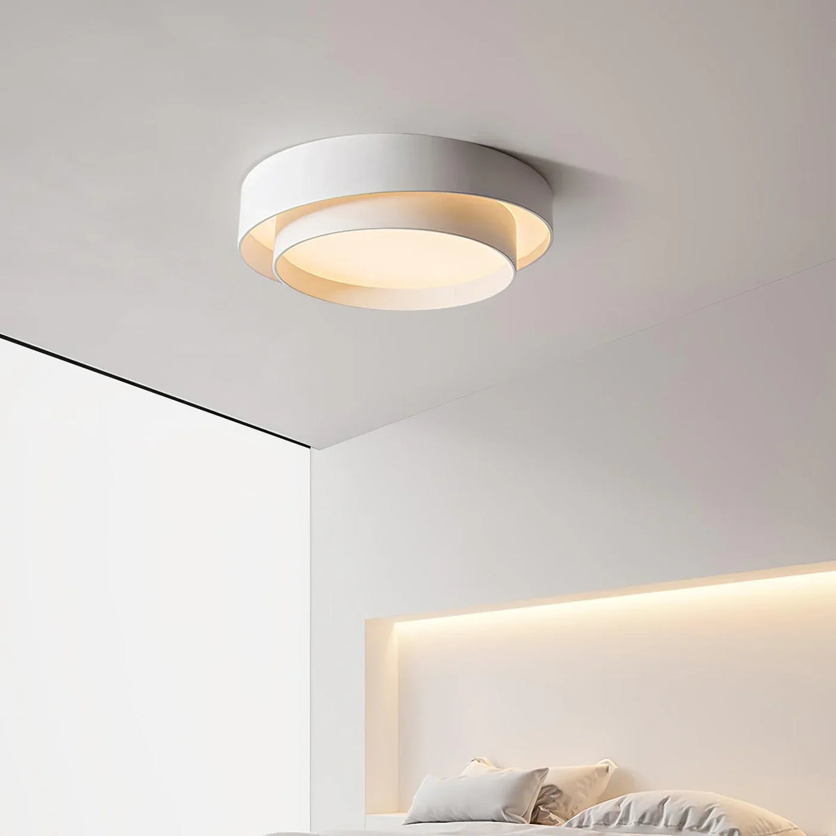 Radieux | Round LED Ceiling Light with Layered Frame