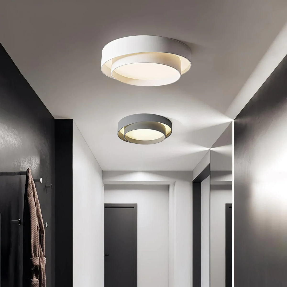 Radieux | Round LED Ceiling Light with Layered Frame