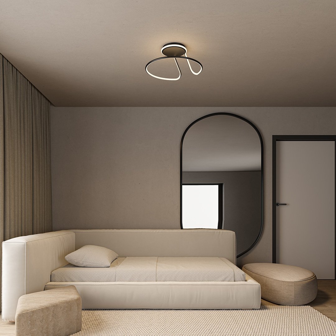 Indigo | Modern LED Ceiling Light with Dual Ring Design