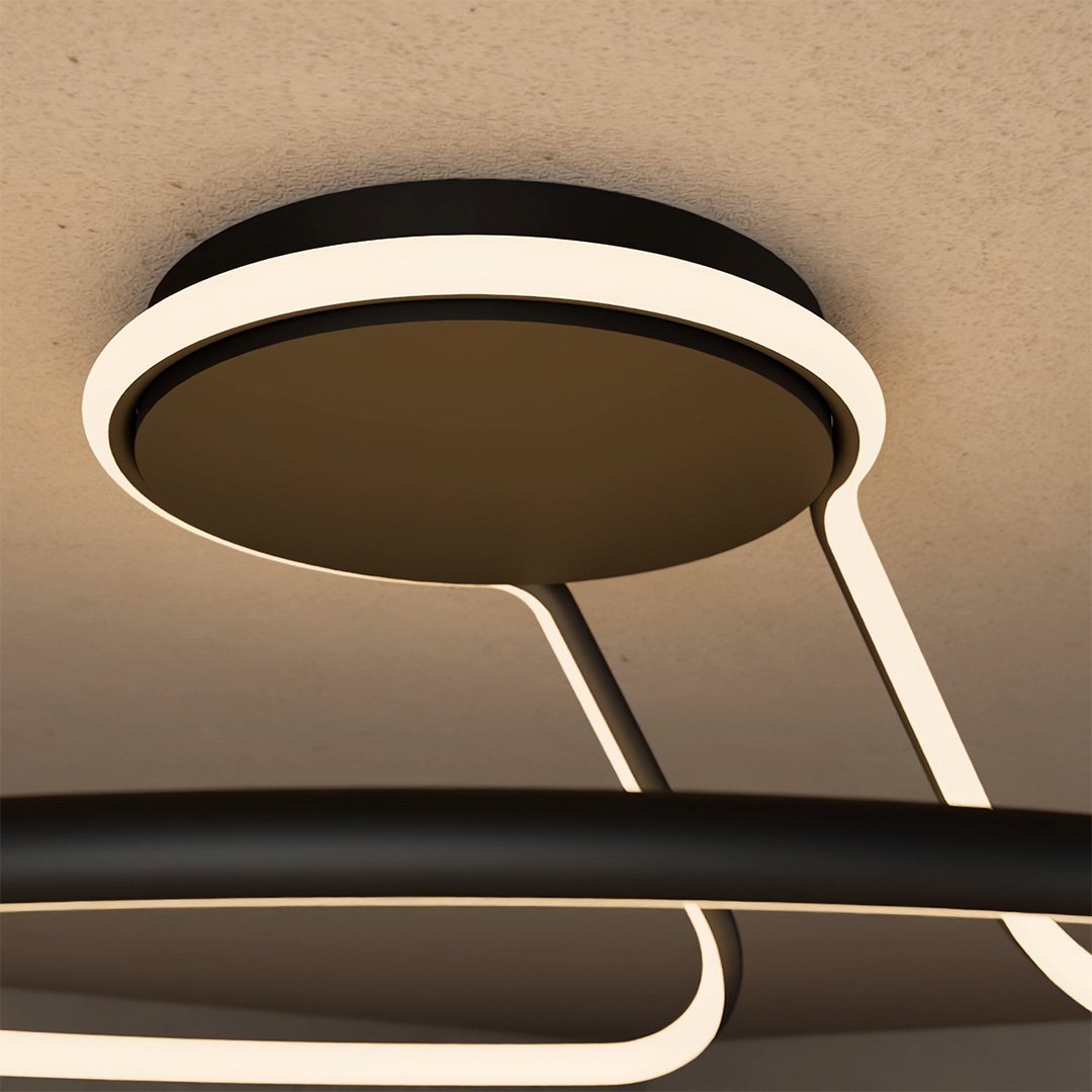 Indigo | Modern LED Ceiling Light with Dual Ring Design