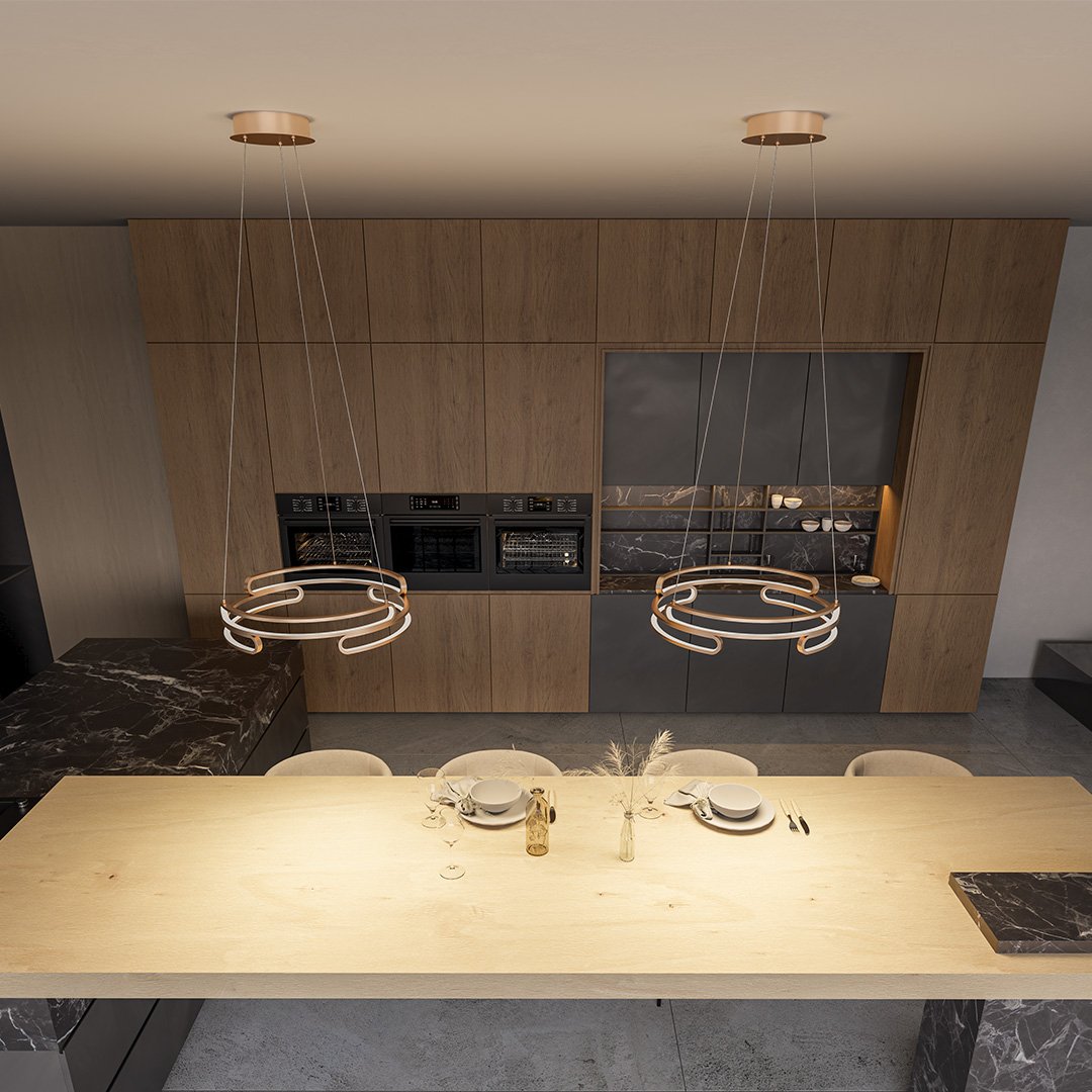 Cyrith | Modern LED Pendant Light with Adjustable Dimming