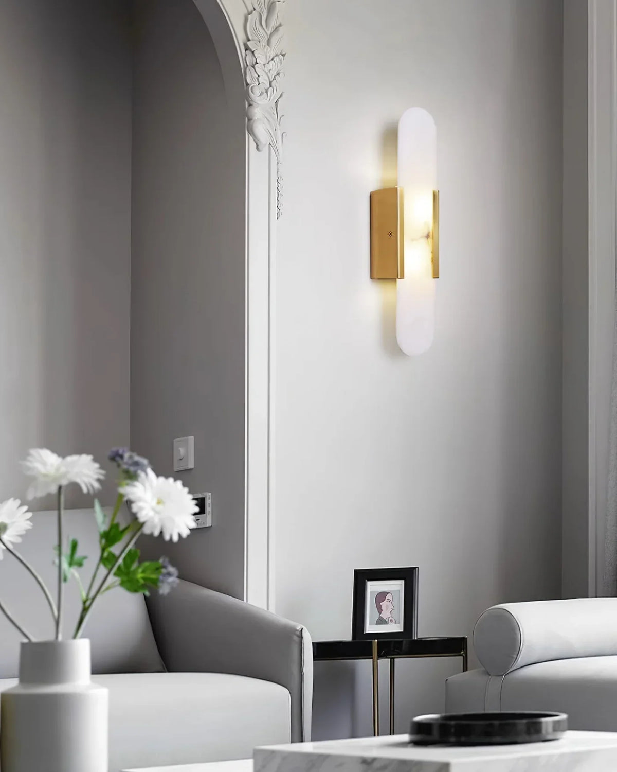 Palomar | Wall Light with Frosted Glass Shade
