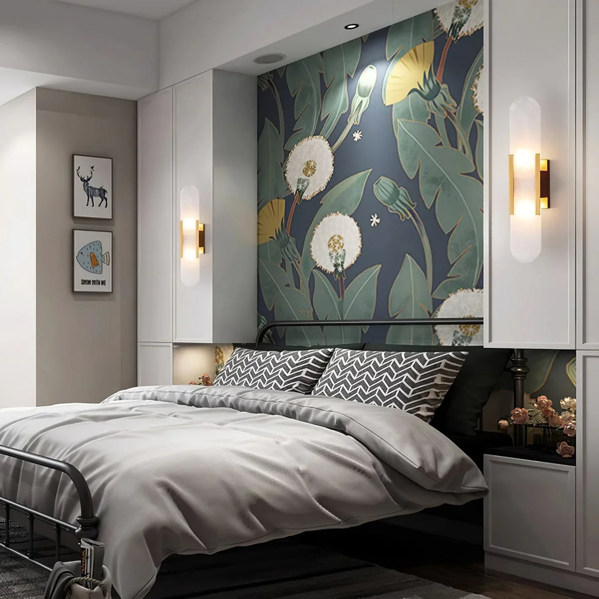 Palomar | Wall Light with Frosted Glass Shade
