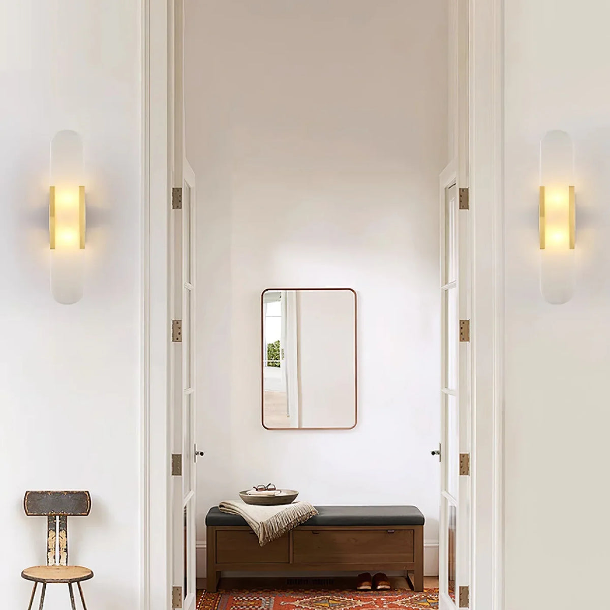 Palomar | Wall Light with Frosted Glass Shade
