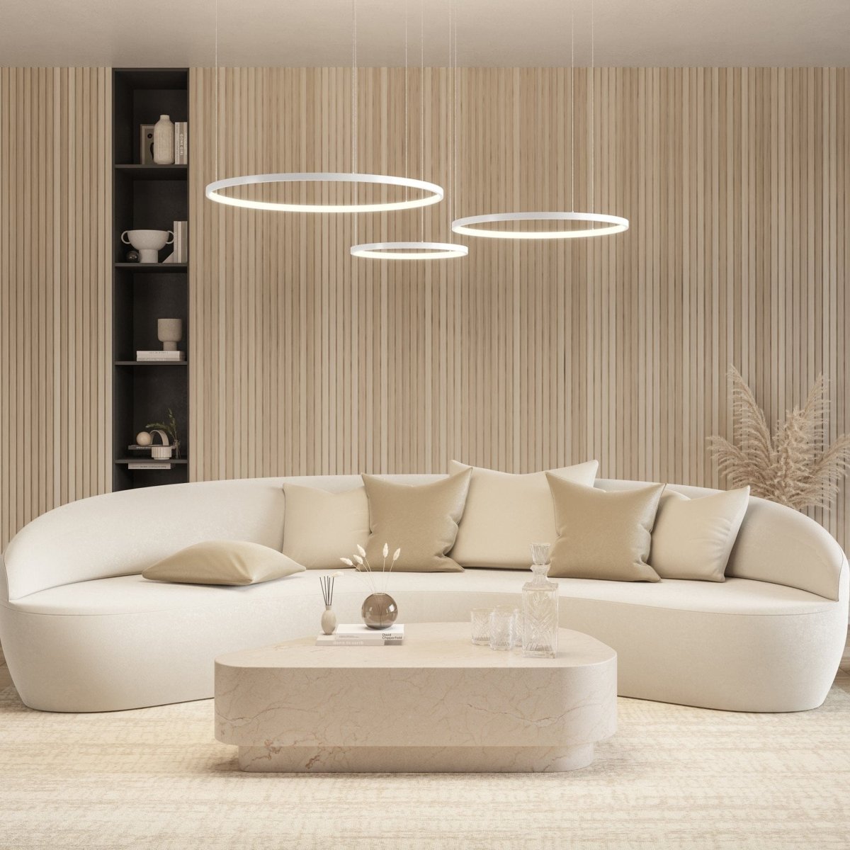 Orissa | Three-Ring LED Pendant Light