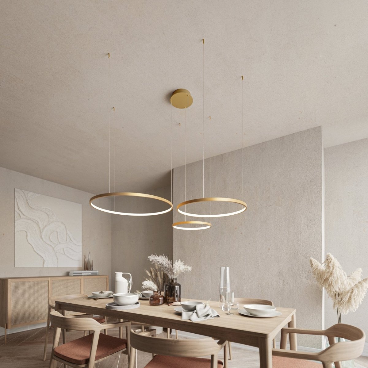 Orissa | Three-Ring LED Pendant Light