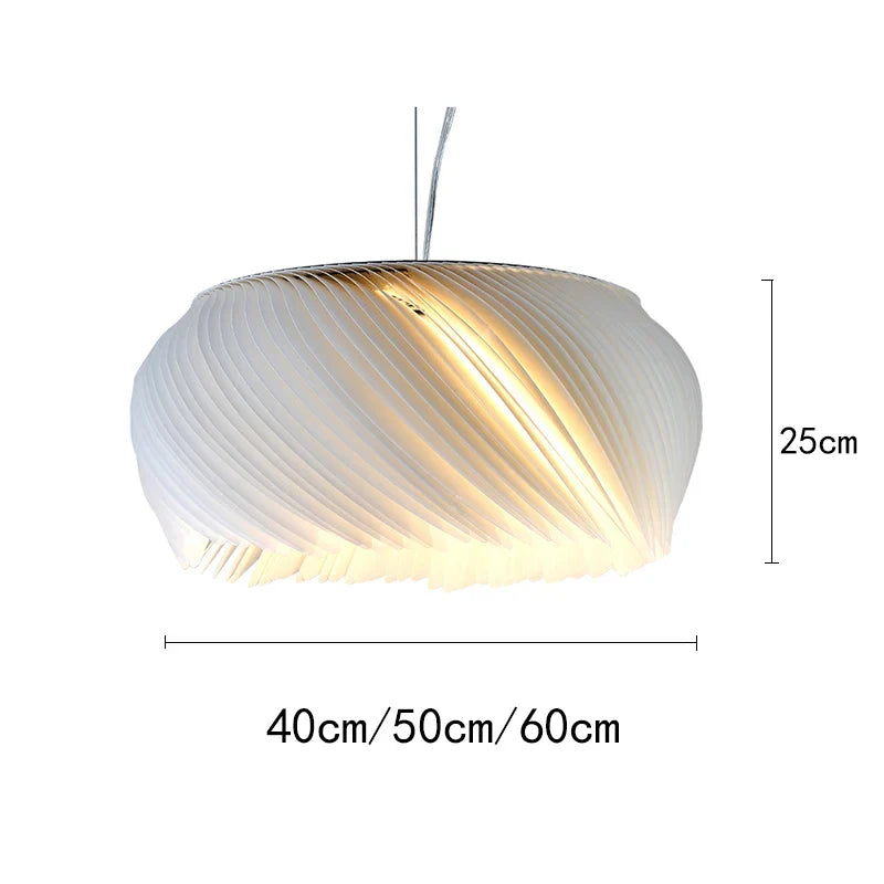 Greer | Sculptural Acrylic Pendant Light