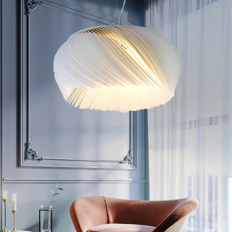 Greer | Sculptural Acrylic Pendant Light